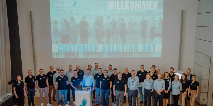 Group photo of Interflex employees at the Customer Solution Day 2024.