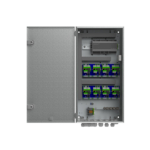 Frontansicht IF-Verteiler für 8 Türen geöffnet