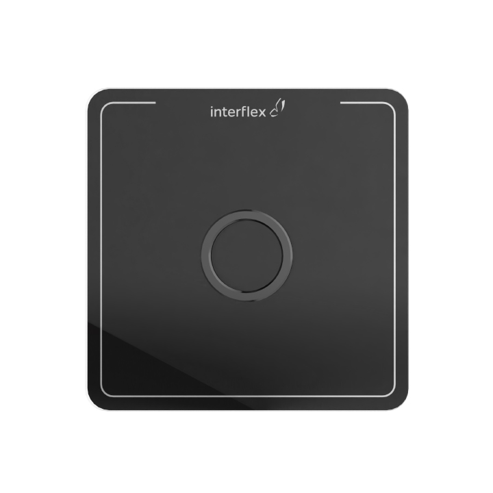 Frontansicht Zutrittsterminal IF-800 in schwarz