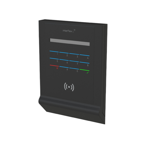 Halb-Seitenansicht Terminal für Zutrittskontrolle IF-811