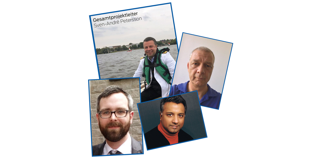 Picture collage of an Interflex project team