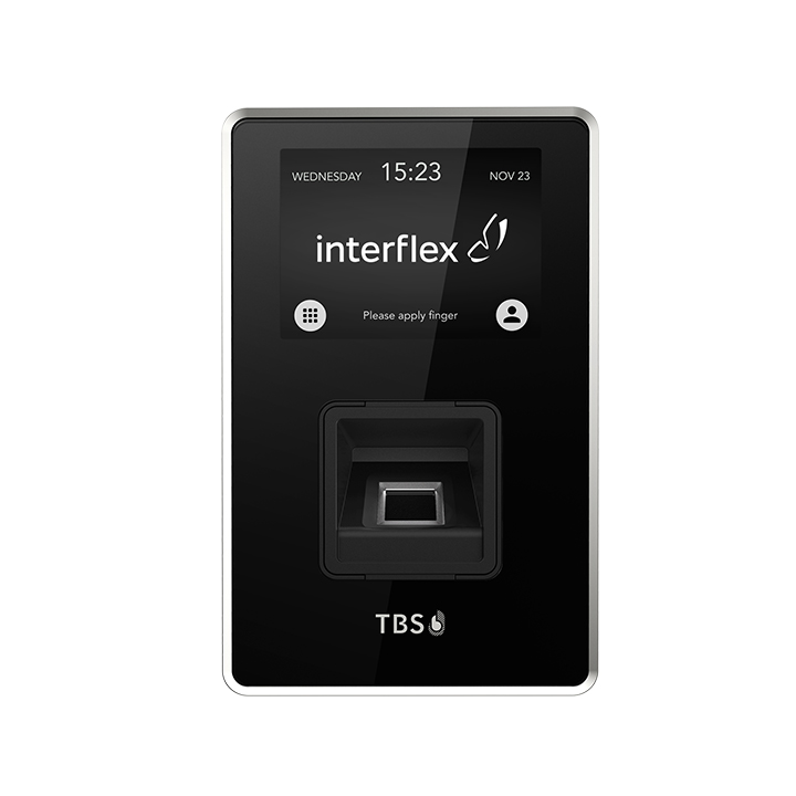 Vooraanzicht van de vingerafdrukscanner 2D SENSE