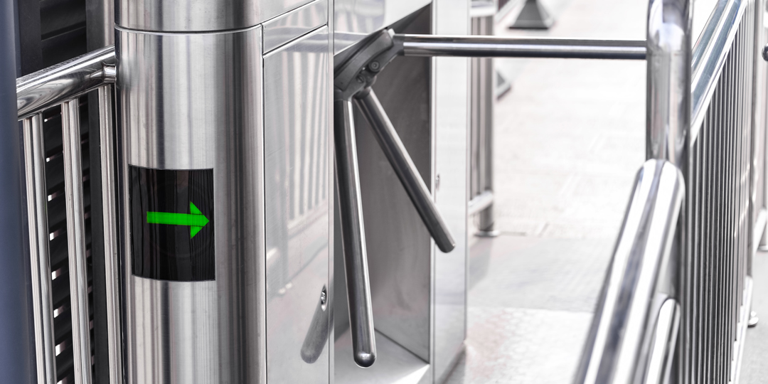 Schranke für die Zutrittskontrolle