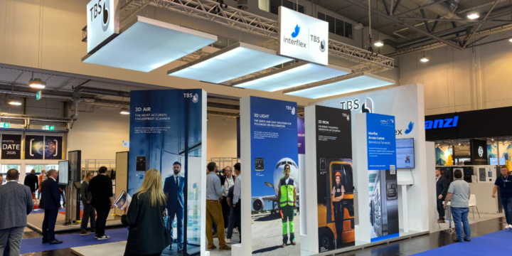 Messestand von Interflex und TBS auf der Security Essen 2024