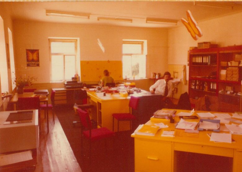 Bürozimmer von Interflex im schwäbischen Durchhausen