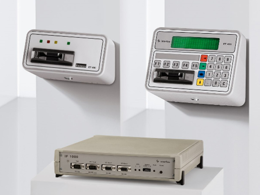 TC 1000 mit Terminalfamilie ET 490 bis ET 494 von Interflex